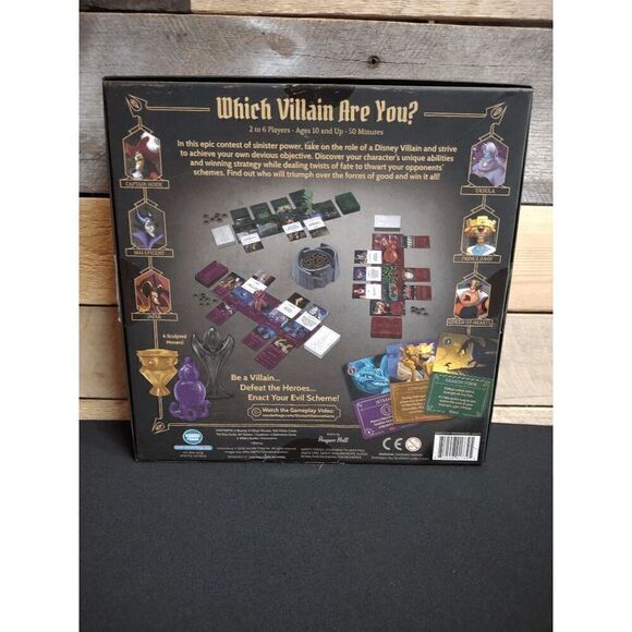 Disney Villainous The Worst Takes it All Wonder Forge Board Games - Picture 2 of 2
